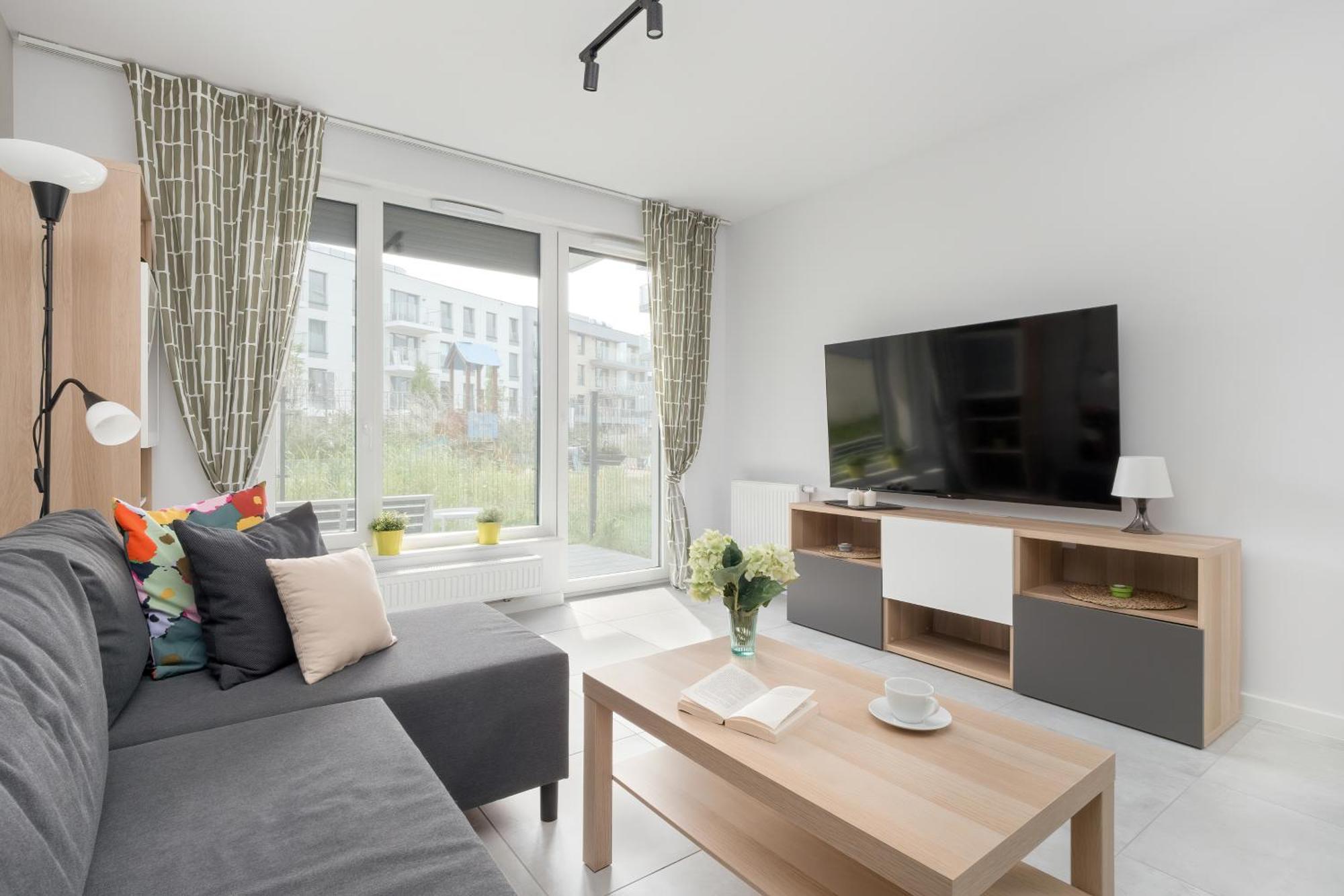 Sea And Stadium Apartments In Good Design With Parking & Garden By Rent Like Home グダニスク エクステリア 写真